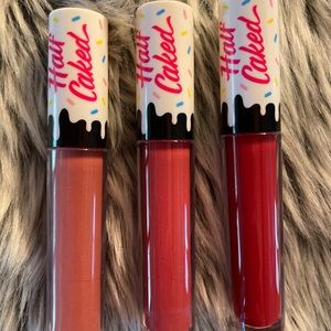 Set of 3 Half Caked (vegan approved) lip fondants